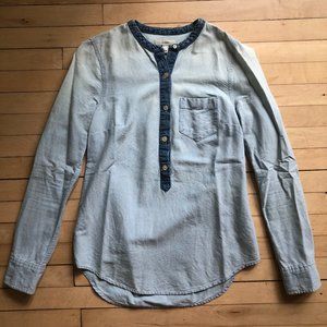 J. Crew Chambray Popover